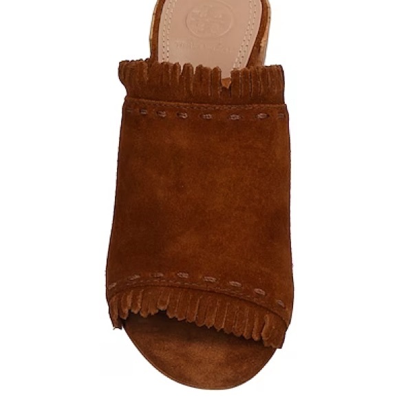 Tory Burch Femme Soft Suede Sandal heels - Picture 6 of 11